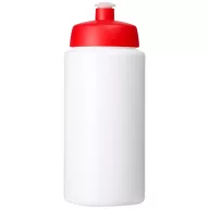   Baseline® Plus grip 500 ml sports lid sport bottle, HDPE Plastic, PP Plastic, White,Red  