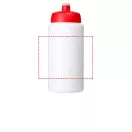 Baseline® Plus grip 500 ml sports lid sport bottle, HDPE Plastic, PP Plastic, White,Red  