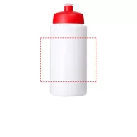   Baseline® Plus grip 500 ml sports lid sport bottle, HDPE Plastic, PP Plastic, White,Red  