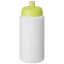 Baseline® Plus grip 500 ml sports lid sport bottle, HDPE Plastic, PP Plastic, White,Lime  