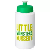   Baseline® Plus grip 500 ml sports lid sport bottle, HDPE Plastic, PP Plastic, White,Green  