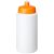 Baseline® Plus grip 500 ml sports lid sport bottle, HDPE Plastic, PP Plastic, White,Orange  