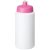 Baseline® Plus grip 500 ml sports lid sport bottle, HDPE Plastic, PP Plastic, White,Pink  