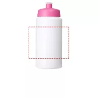   Baseline® Plus grip 500 ml sports lid sport bottle, HDPE Plastic, PP Plastic, White,Pink  