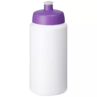   Baseline® Plus grip 500 ml sports lid sport bottle, HDPE Plastic, PP Plastic, White,Purple  