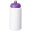 Baseline® Plus grip 500 ml sports lid sport bottle, HDPE Plastic, PP Plastic, White,Purple  
