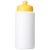 Baseline® Plus grip 500 ml sports lid sport bottle, HDPE Plastic, PP Plastic, White,Yellow  