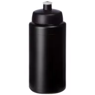  Baseline® Plus grip 500 ml sports lid sport bottle, HDPE Plastic, PP Plastic,  solid black