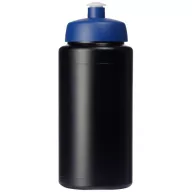   Baseline® Plus grip 500 ml sports lid sport bottle, HDPE Plastic, PP Plastic,  solid black,Blue