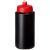 Baseline® Plus grip 500 ml sports lid sport bottle, HDPE Plastic, PP Plastic,  solid black,Red  