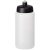Baseline® Plus grip 500 ml sports lid sport bottle, HDPE Plastic, PP Plastic, Transparent, solid black