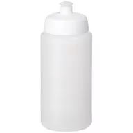   Baseline® Plus grip 500 ml sports lid sport bottle, HDPE Plastic, PP Plastic, Transparent,White