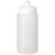 Baseline® Plus grip 500 ml sports lid sport bottle, HDPE Plastic, PP Plastic, Transparent,White