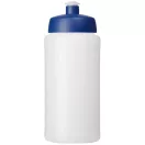 Baseline® Plus grip 500 ml sports lid sport bottle, HDPE Plastic, PP Plastic, Transparent,Blue