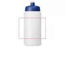 Baseline® Plus grip 500 ml sports lid sport bottle, HDPE Plastic, PP Plastic, Transparent,Blue
