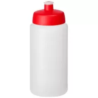   Baseline® Plus grip 500 ml sports lid sport bottle, HDPE Plastic, PP Plastic, Transparent,Red  