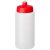 Baseline® Plus grip 500 ml sports lid sport bottle, HDPE Plastic, PP Plastic, Transparent,Red  
