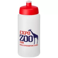   Baseline® Plus grip 500 ml sports lid sport bottle, HDPE Plastic, PP Plastic, Transparent,Red  