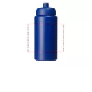 Baseline® Plus grip 500 ml sports lid sport bottle, HDPE Plastic, PP Plastic, Blue