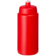   Baseline® Plus grip 500 ml sports lid sport bottle, HDPE Plastic, PP Plastic, Red