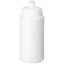 Baseline® Plus 500 ml bottle with sports lid, HDPE Plastic, PP Plastic, White