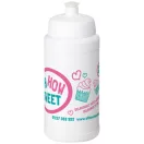 Baseline® Plus 500 ml bottle with sports lid, HDPE Plastic, PP Plastic, White