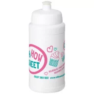   Baseline® Plus 500 ml bottle with sports lid, HDPE Plastic, PP Plastic, White