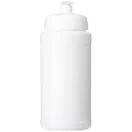 Baseline® Plus 500 ml bottle with sports lid, HDPE Plastic, PP Plastic, White