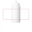 Baseline® Plus 500 ml bottle with sports lid, HDPE Plastic, PP Plastic, White