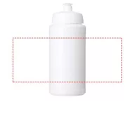   Baseline® Plus 500 ml bottle with sports lid, HDPE Plastic, PP Plastic, White