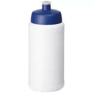   Baseline® Plus 500 ml bottle with sports lid, HDPE Plastic, PP Plastic, White,Blue