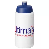   Baseline® Plus 500 ml bottle with sports lid, HDPE Plastic, PP Plastic, White,Blue