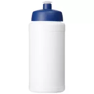   Baseline® Plus 500 ml bottle with sports lid, HDPE Plastic, PP Plastic, White,Blue