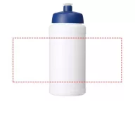   Baseline® Plus 500 ml bottle with sports lid, HDPE Plastic, PP Plastic, White,Blue