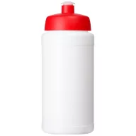  Baseline® Plus 500 ml bottle with sports lid, HDPE Plastic, PP Plastic, White,Red  