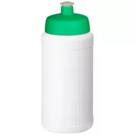   Baseline® Plus 500 ml bottle with sports lid, HDPE Plastic, PP Plastic, White,Green  