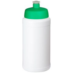   Baseline® Plus 500 ml bottle with sports lid, HDPE Plastic, PP Plastic, White,Green  