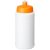 Baseline® Plus 500 ml bottle with sports lid, HDPE Plastic, PP Plastic, White,Orange  