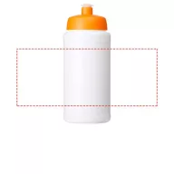   Baseline® Plus 500 ml bottle with sports lid, HDPE Plastic, PP Plastic, White,Orange  