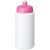 Baseline® Plus 500 ml bottle with sports lid, HDPE Plastic, PP Plastic, White,Pink  