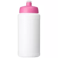   Baseline® Plus 500 ml bottle with sports lid, HDPE Plastic, PP Plastic, White,Pink  