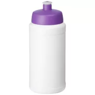   Baseline® Plus 500 ml bottle with sports lid, HDPE Plastic, PP Plastic, White,Purple  