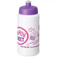   Baseline® Plus 500 ml bottle with sports lid, HDPE Plastic, PP Plastic, White,Purple  