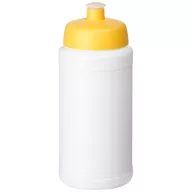   Baseline® Plus 500 ml bottle with sports lid, HDPE Plastic, PP Plastic, White,Yellow  