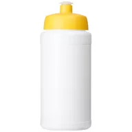   Baseline® Plus 500 ml bottle with sports lid, HDPE Plastic, PP Plastic, White,Yellow  