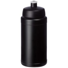   Baseline® Plus 500 ml bottle with sports lid, HDPE Plastic, PP Plastic,  solid black