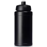   Baseline® Plus 500 ml bottle with sports lid, HDPE Plastic, PP Plastic,  solid black