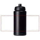 Baseline® Plus 500 ml bottle with sports lid, HDPE Plastic, PP Plastic,  solid black