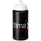 Baseline® Plus 500 ml bottle with sports lid, HDPE Plastic, PP Plastic,  solid black,White