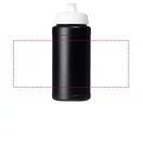 Baseline® Plus 500 ml bottle with sports lid, HDPE Plastic, PP Plastic,  solid black,White